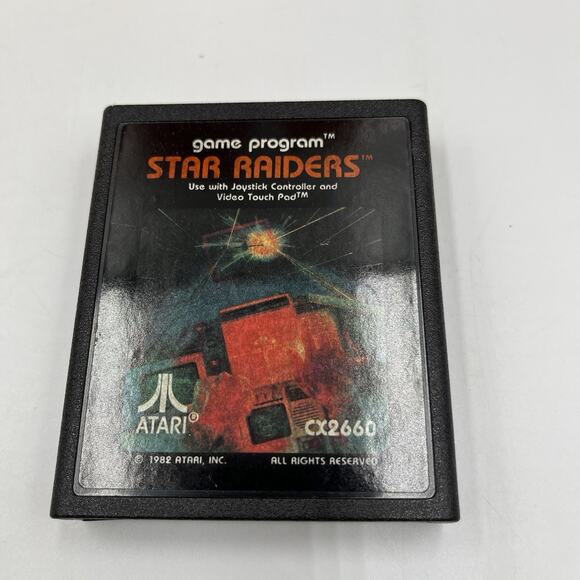Star Raiders (Atari 2600) w/Video Touchpad, Complete in Box CIB NTSC - Picture 6 of 16